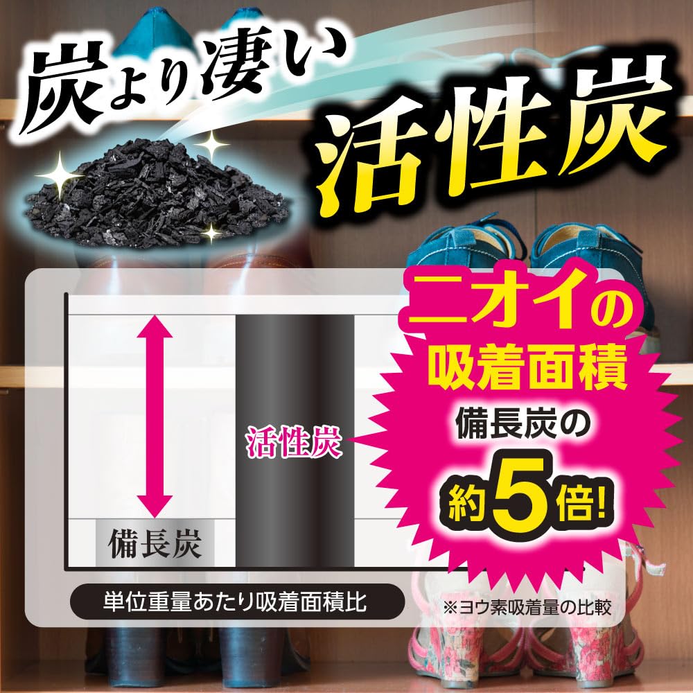 ノンスメルドライくつ用 容量4ﾏｲ白元アース 除湿剤
