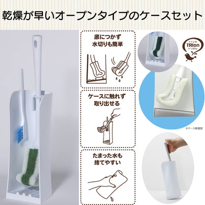 トリおん　フチ裏清潔クリーナー強力　ケース付 容量1ｺキクロン トイレ用品