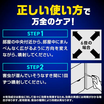 イヤな虫　ゼロデナイト　１プッシュ式スプレー　６０回分 容量75MLアース製薬 殺虫剤