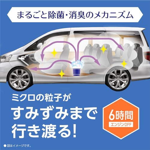 クルマのスッキーリ！Ｓｕｋｋｉ－ｒｉ！車まるごと除菌・消臭ミニバン・大型車用 容量1ｺ芳香剤・車用