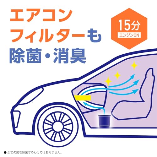 クルマのスッキーリ！Ｓｕｋｋｉ－ｒｉ！車まるごと除菌・消臭ミニバン・大型車用 容量1ｺ芳香剤・車用