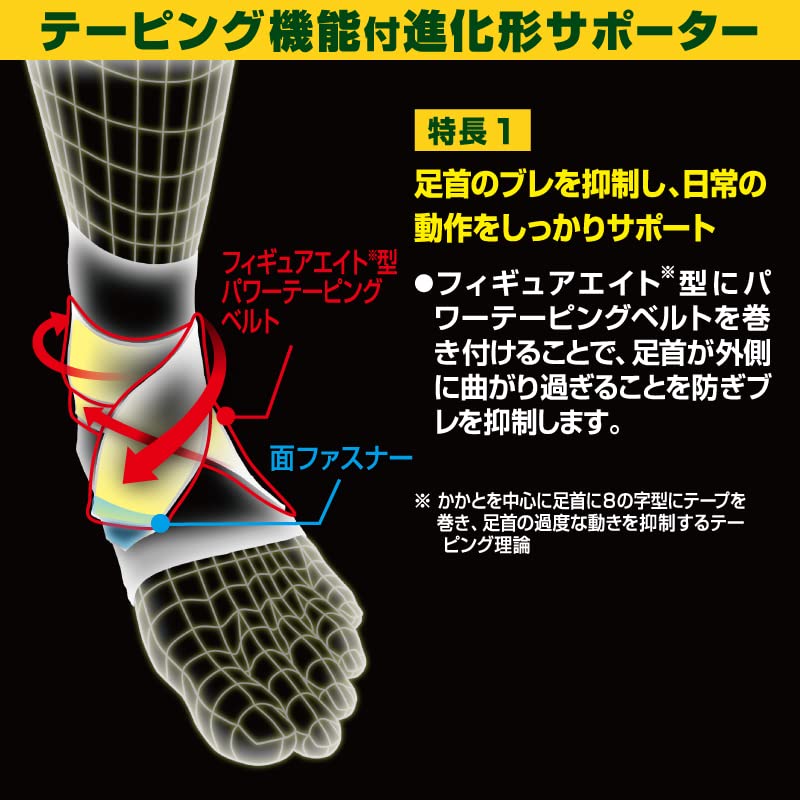 バンテリンコーワ加圧サポーター足くび専用固定タイプ　左足用フリーサイズ 容量1ｺ興和 衛生用品