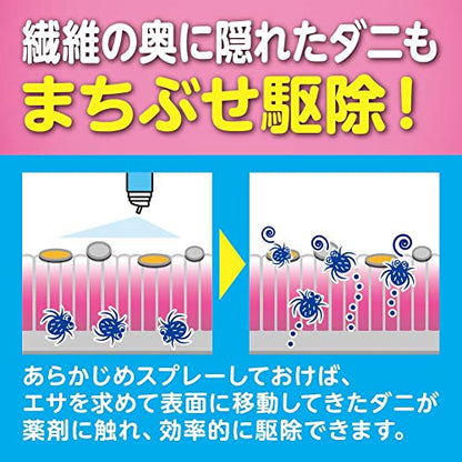ダニがいなくなるスプレー　ミスト噴射　２００ｍＬ　無臭性 容量200ML大日本除虫菊 殺虫剤・ダニ