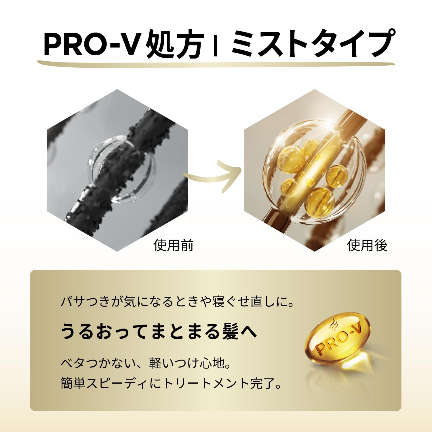 パンテーン　瞬間うるおい補給トリートメントウォーター 容量200MLＰ＆Ｇ ヘアトリートメント