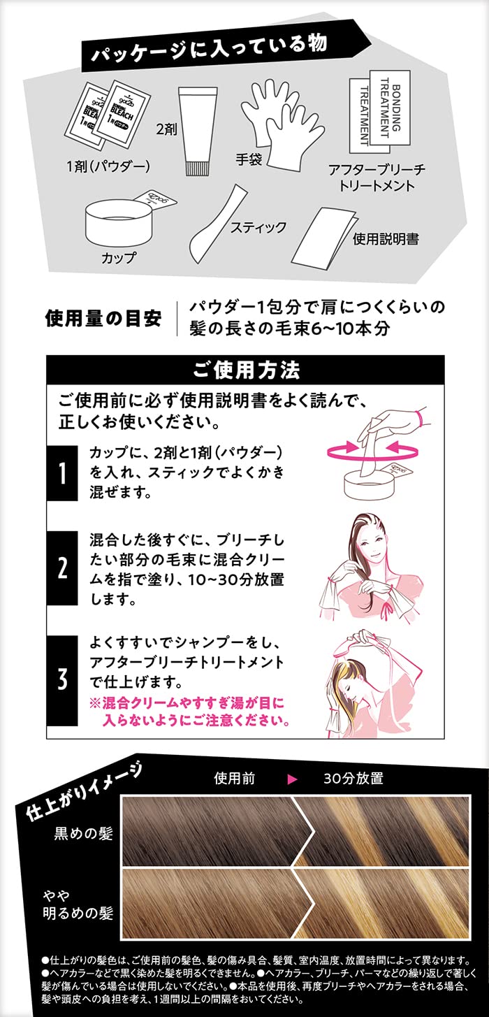 ｇｏｔ２ｂ　ボンディング・ポイントブリーチ 容量1ｺヘンケルジャパン ヘアカラー・黒髪用