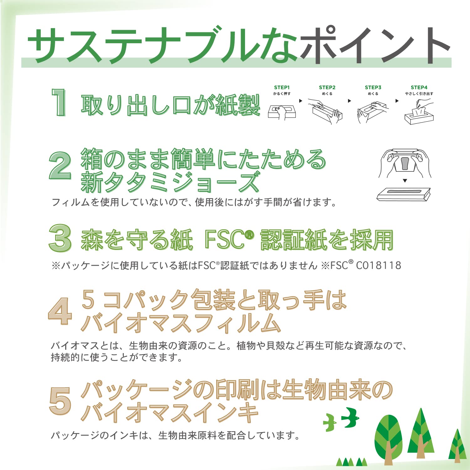 ネピアネピＥＣＯティシュ２００組５コパック 容量5コ王子ネピア ティッシュ