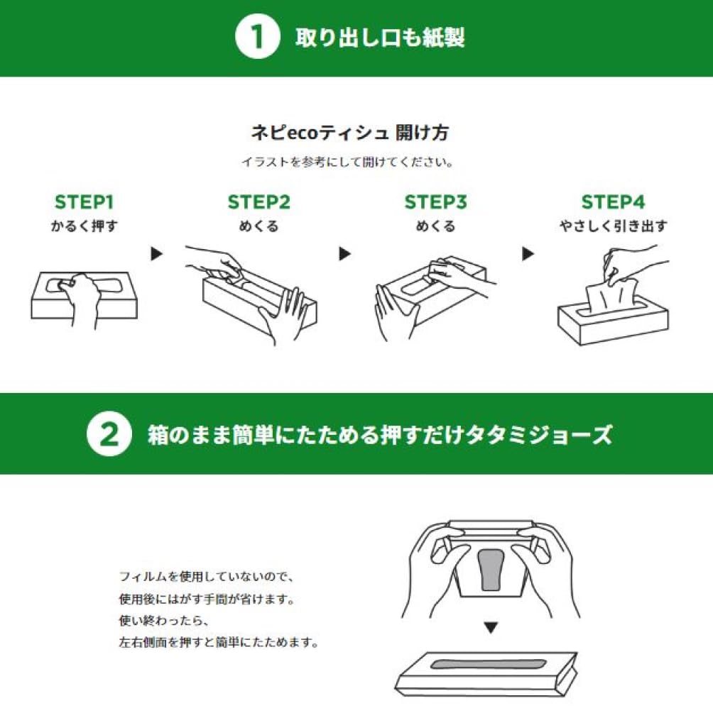 ネピアネピＥＣＯティシュ２００組５コパック 容量5コ王子ネピア ティッシュ