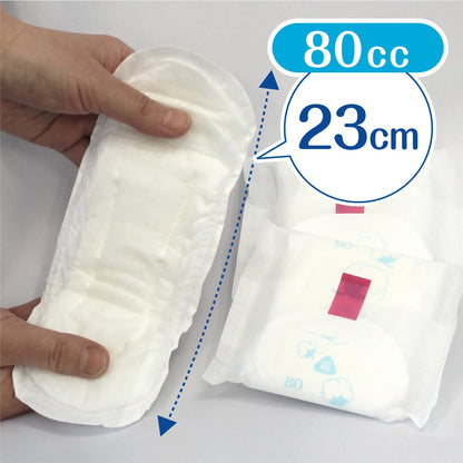 ポイズ　肌ケアパッド　ナチュラルコットン１００％　安心の中量用　２４枚容量24ﾏｲ生理用品