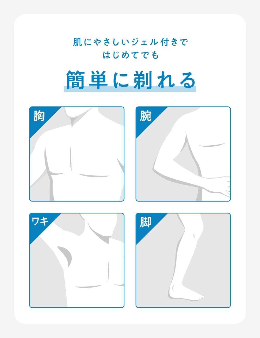 シック　ファーストボディシェーバー　ホルダー（刃付き） Schick 容量1ﾎﾝ男性用カミソリ