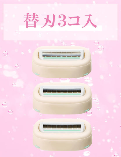 イントゥイション　さっぱりうるおい肌　替刃（３コ入） 容量3ｺシック(Schick) 女性用カミソリ