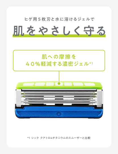 シック　ヒゲグルーマー（刃付き） 容量1ﾎﾝ シック(Schick) ボディケア