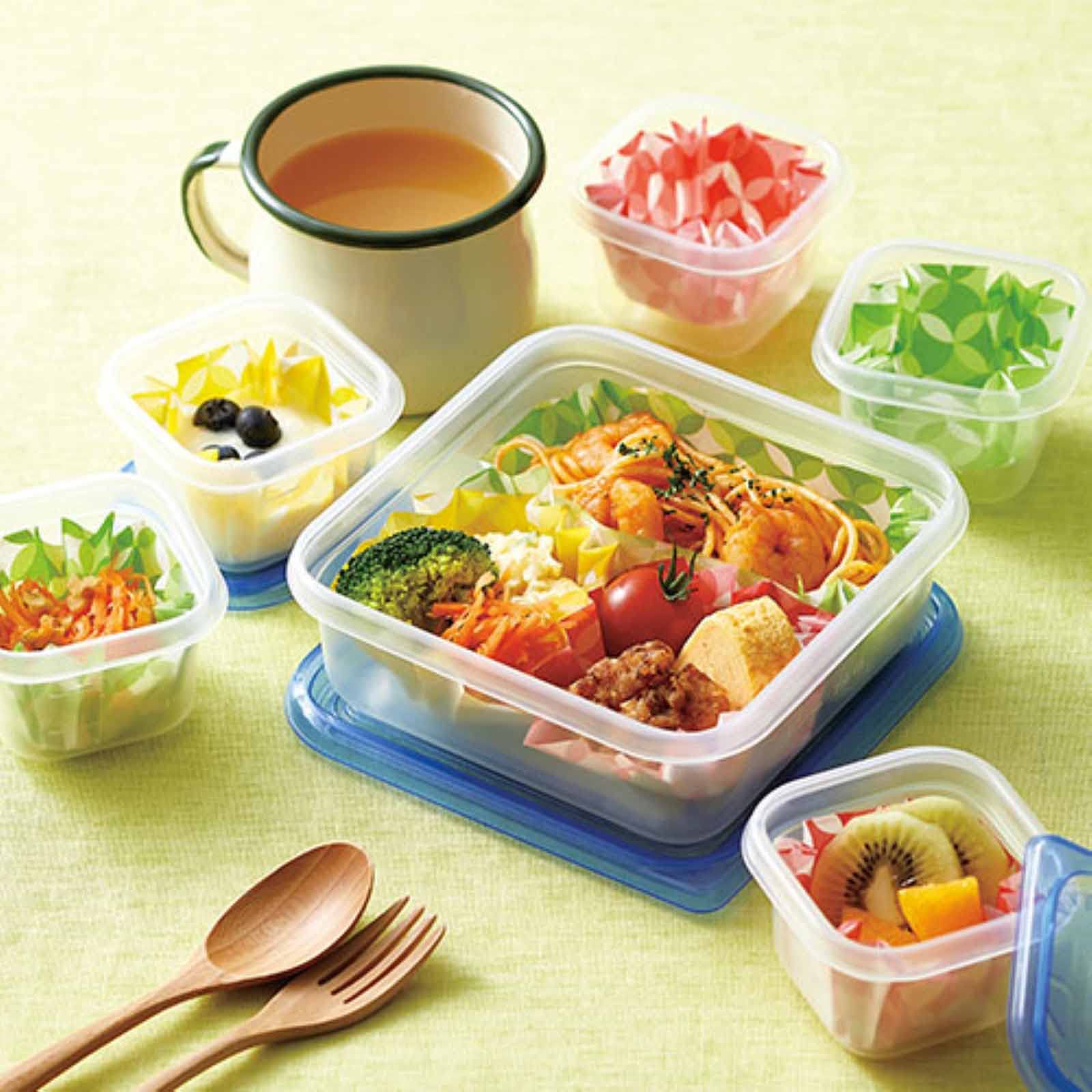 抗菌もっと深いぃおべんとケースアソート 容量54ﾏｲ×10点セット 東洋アルミ お弁当用品
