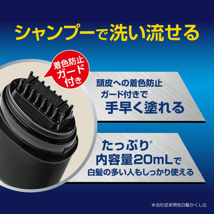 サロンドプロ　メンズワイドマーカー　＜ダークブラウン＞ 容量20ML ダリヤ ヘアカラー・白髪用