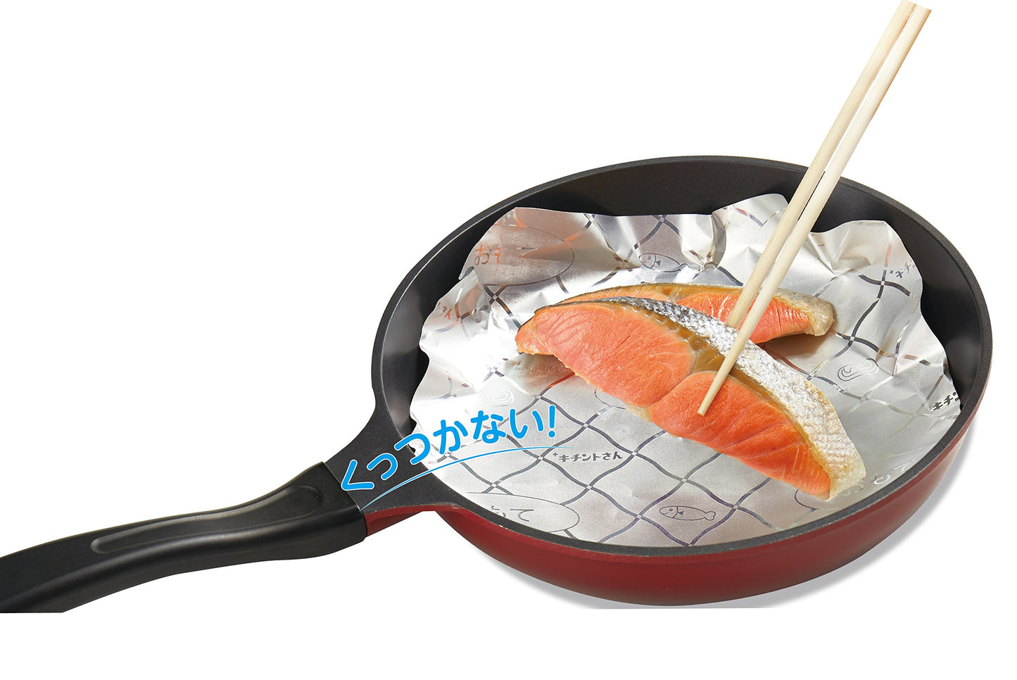 キチントさん　フライパン用ホイルシート１０ｍ 容量10M クレハ 台所用品