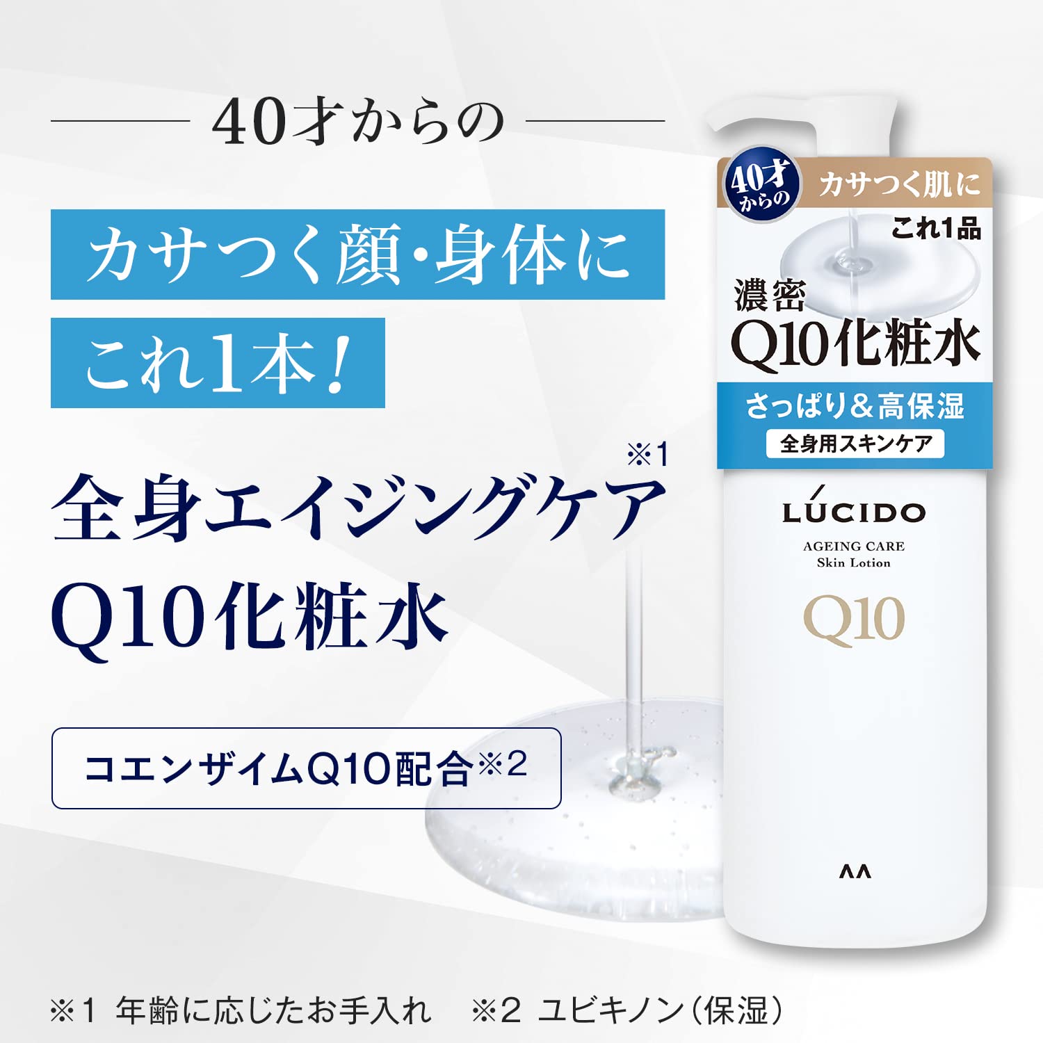 ルシード　Ｑ１０化粧水 容量300ML マンダム 化粧水・ローション