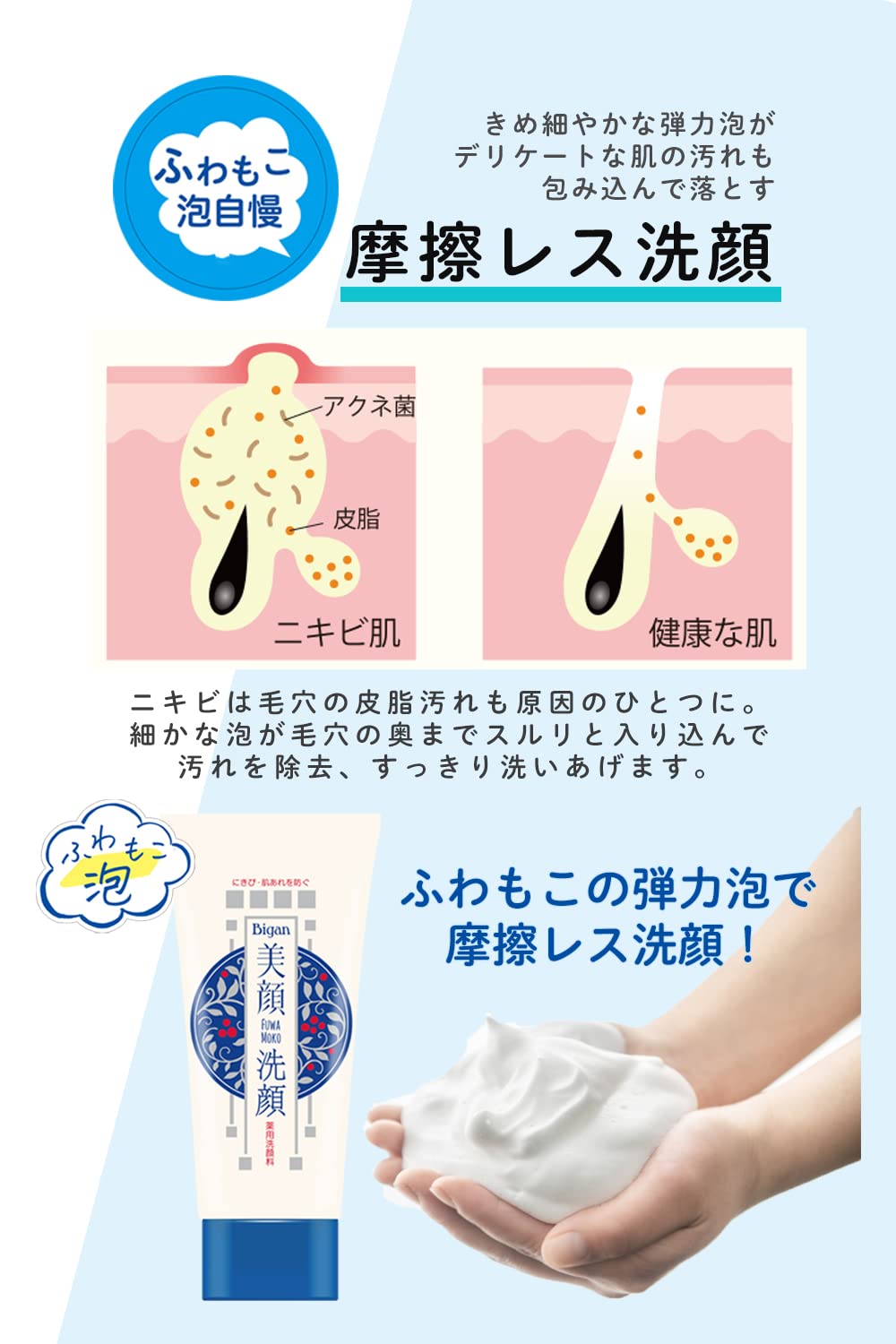 明色美顔薬用洗顔フォーム 容量120G 明色化粧品 洗顔・クレンジング