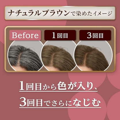 シエロ　カラートリートメント　リタッチ用　ナチュラルブラウン 容量140Gホーユー ヘアカラー・白髪用