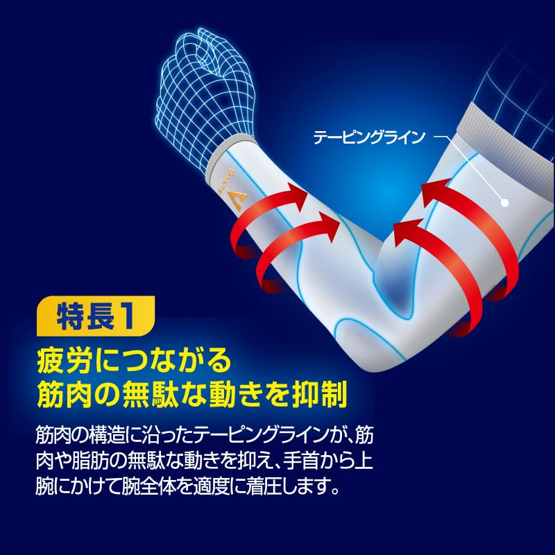 バンテリンコーワリカバリー　アームスリーブ　アッシュグレーＭ－Ｌ 容量1ｺ 興和 サポーター