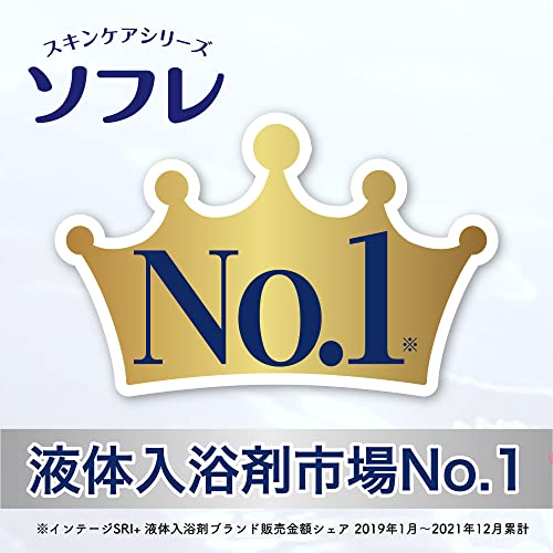薬用ソフレ　濃厚しっとり入浴液　リラックスサボンの香り　４８０ｍｌ 容量480ML バスクリン 入浴剤