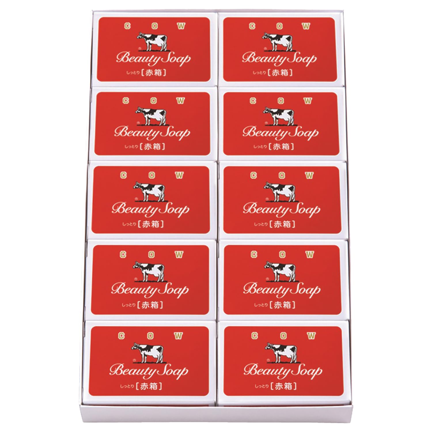カウブランド　赤箱　１０コ入（ギフト箱） 容量10コ 牛乳石鹸共進社 石鹸