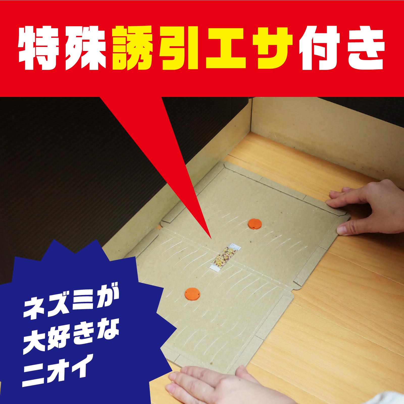 アースガーデン　ネズミ専用立入禁止　エサ付き粘着シート　１０セット入 容量10ｺ園芸用品・忌避剤