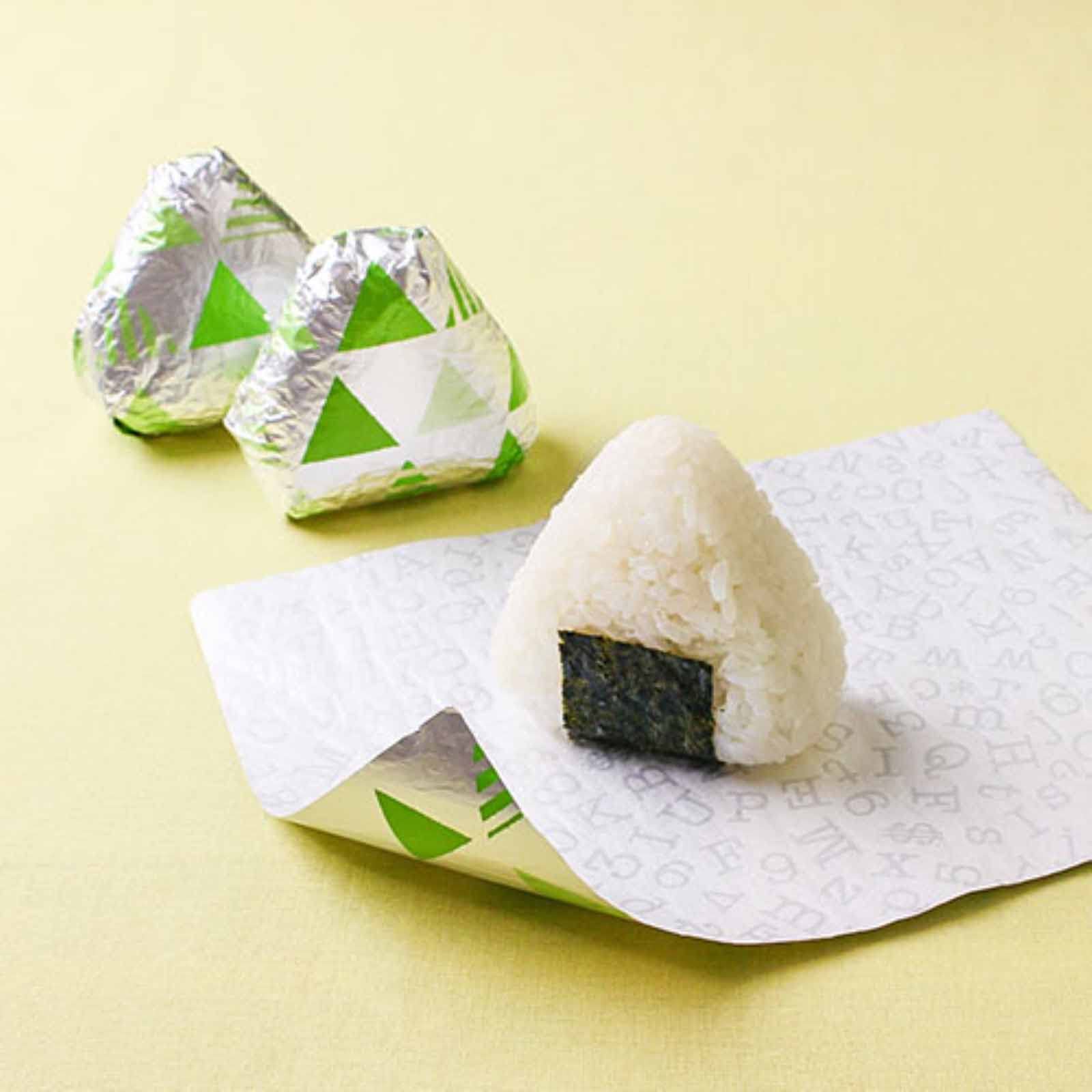 おにぎりホイル　ｓａｎｋａｋｕ柄　４．６Ｍ 容量1ホン 東洋アルミ お弁当用品