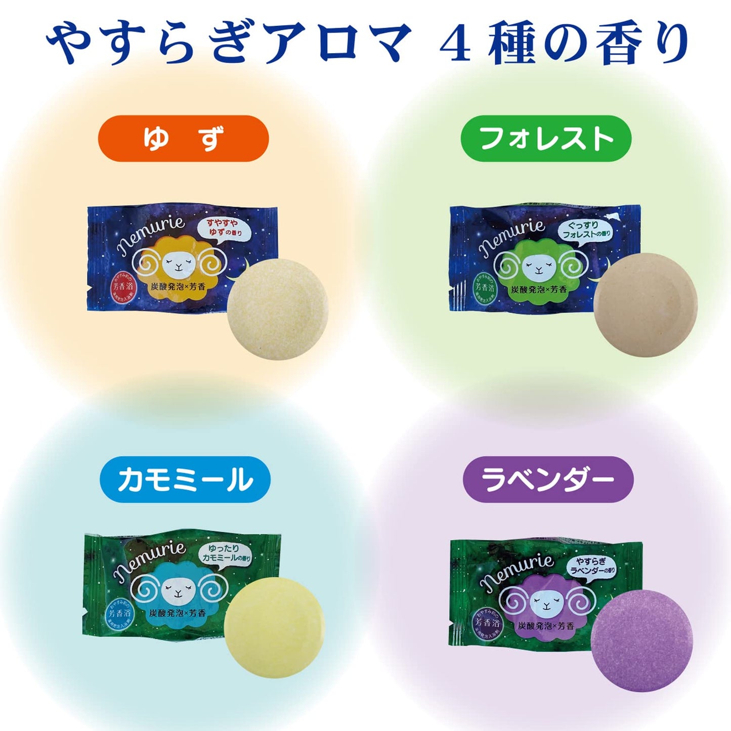 ネムリエ　アソート　２０錠入 容量40G 小久保工業所 入浴剤