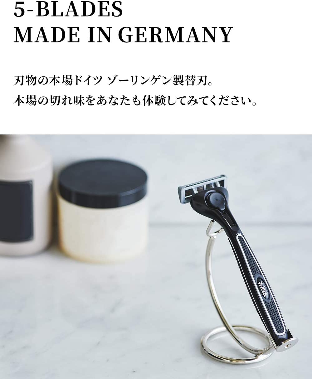 クアトロ５チタニウム　ホルダー（刃付き＋替刃１コ） 容量1ﾎﾝシック(Schick) 男性用カミソリ