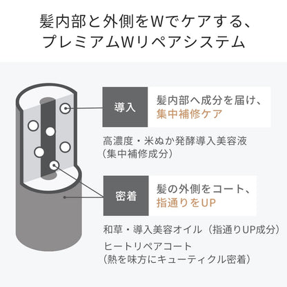 いち髪　ＴＨＥ　ＰＲＥＭＩＵＭ　Ｗケアブースター美容オイルマスク 容量44Gクラシエ