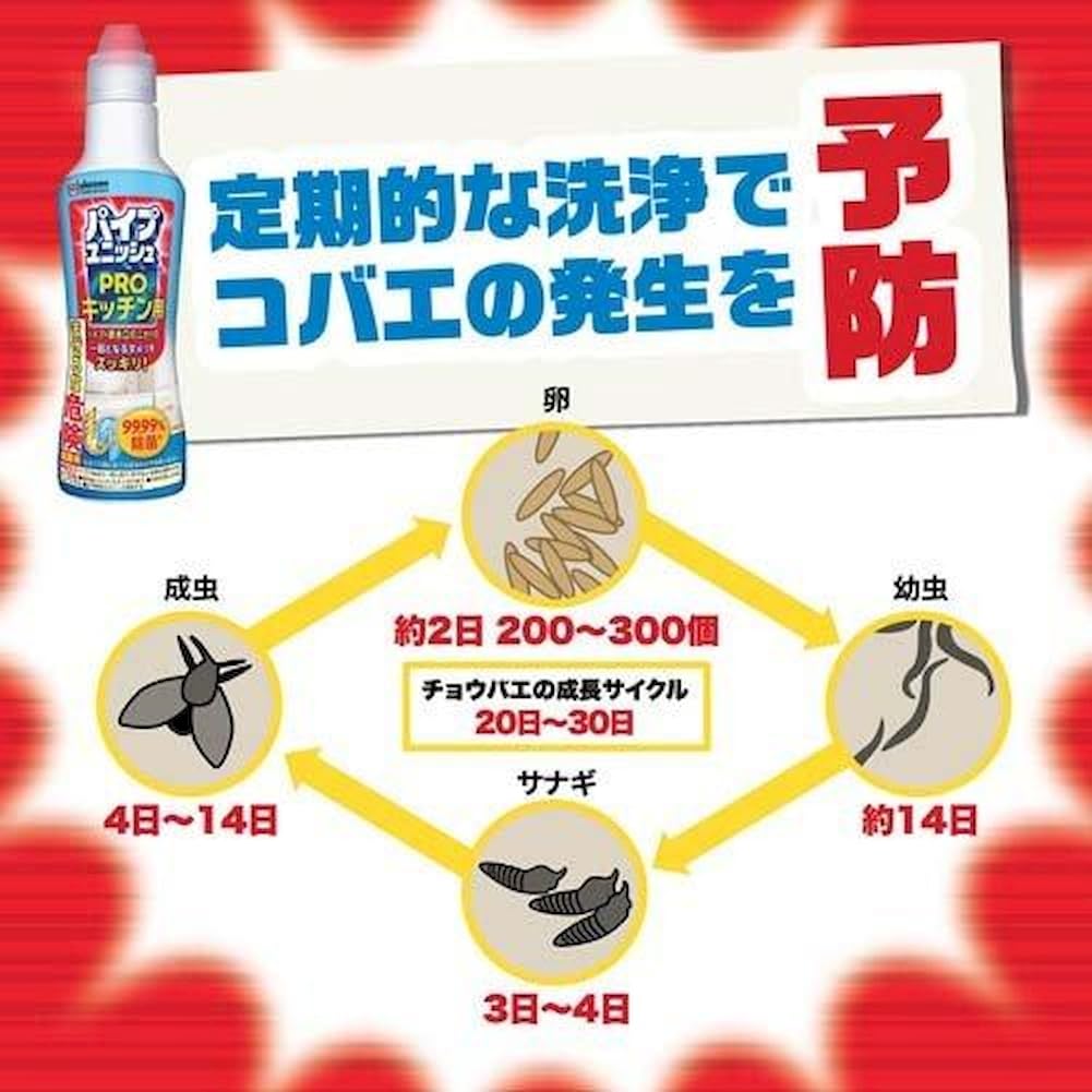 パイプユニッシュＰＲＯ　キッチン 容量400G ジョンソン 住居洗剤・パイプクリーナー