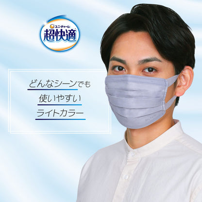 超快適マスクプリーツタイプグレーふつう３０枚 容量30ﾏｲ ユニ・チャーム（ユニチャーム） マスク