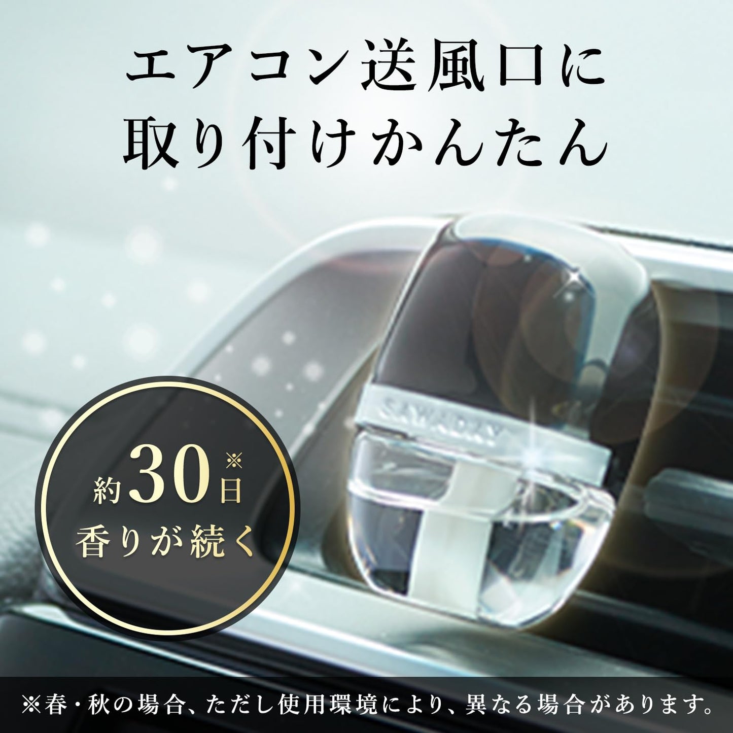 ＳＡＷＡＤＡＹクルマ専用クリップパルファムホワイトムスク２Ｐ 容量12ML 小林製薬 芳香剤・車用