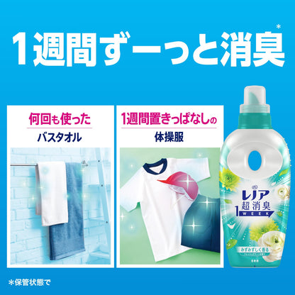 レノア超消臭１ｗｅｅｋみずみずしく香るフレッシュグリーンの香りつめかえ用特大サイズ容量920ML柔軟剤
