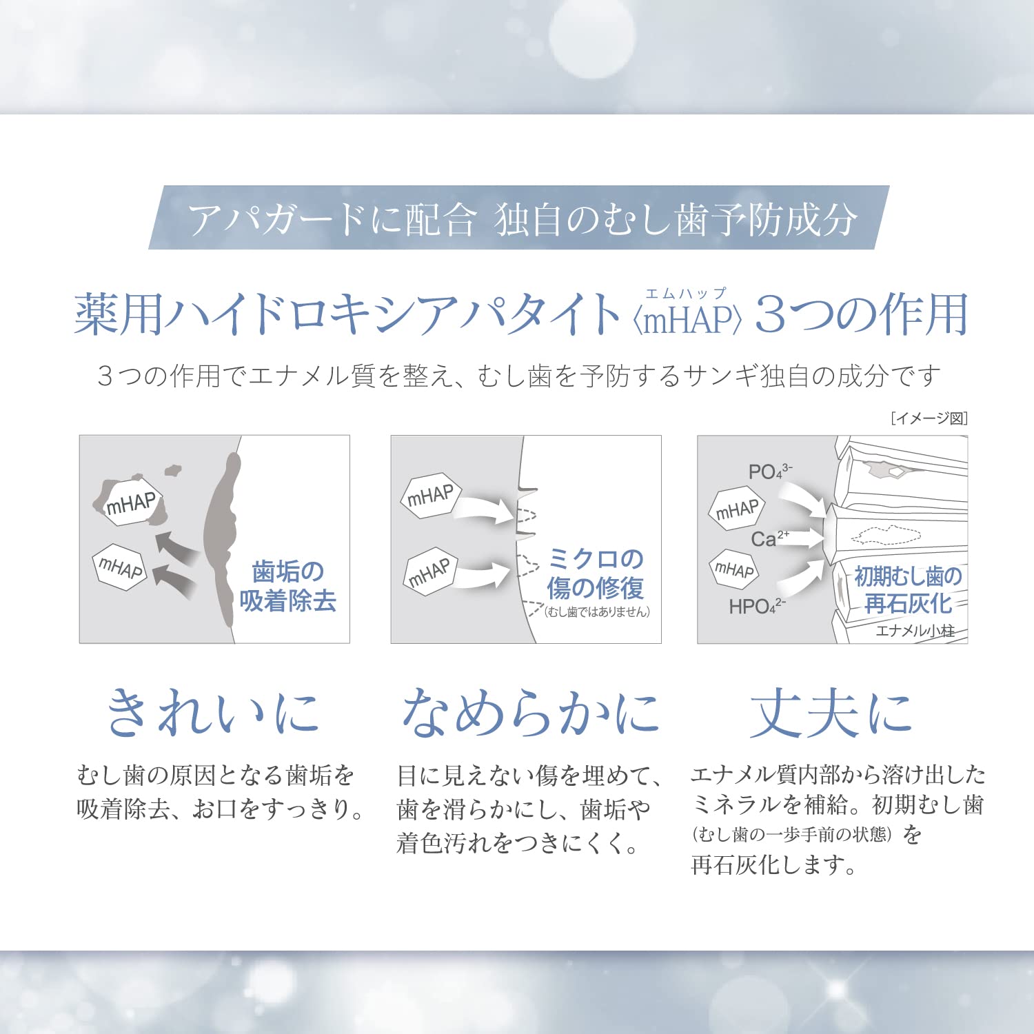 アパガードスモーキン５３ｇ 容量53G サンギ 歯磨き