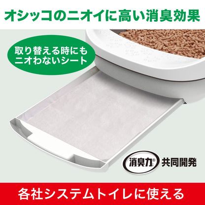 エステーペット　実感消臭シート　猫用システムトイレ　２０枚 容量20ﾏｲ エステー ペット用品