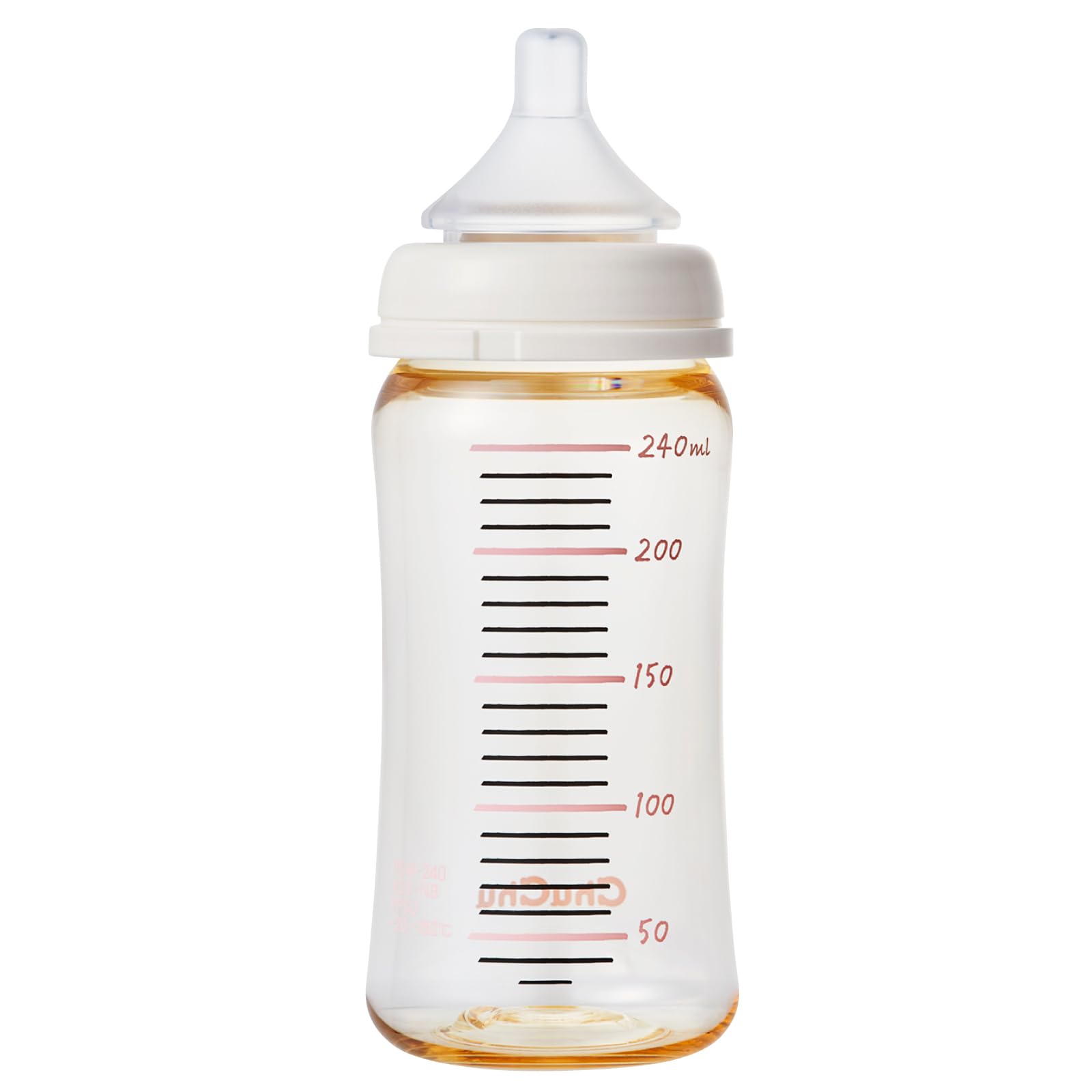 チュチュ　マルチフィット広口タイプ　プラスチック製ほ乳瓶２４０ｍＬ 容量1ホンジェクス ベビー用品
