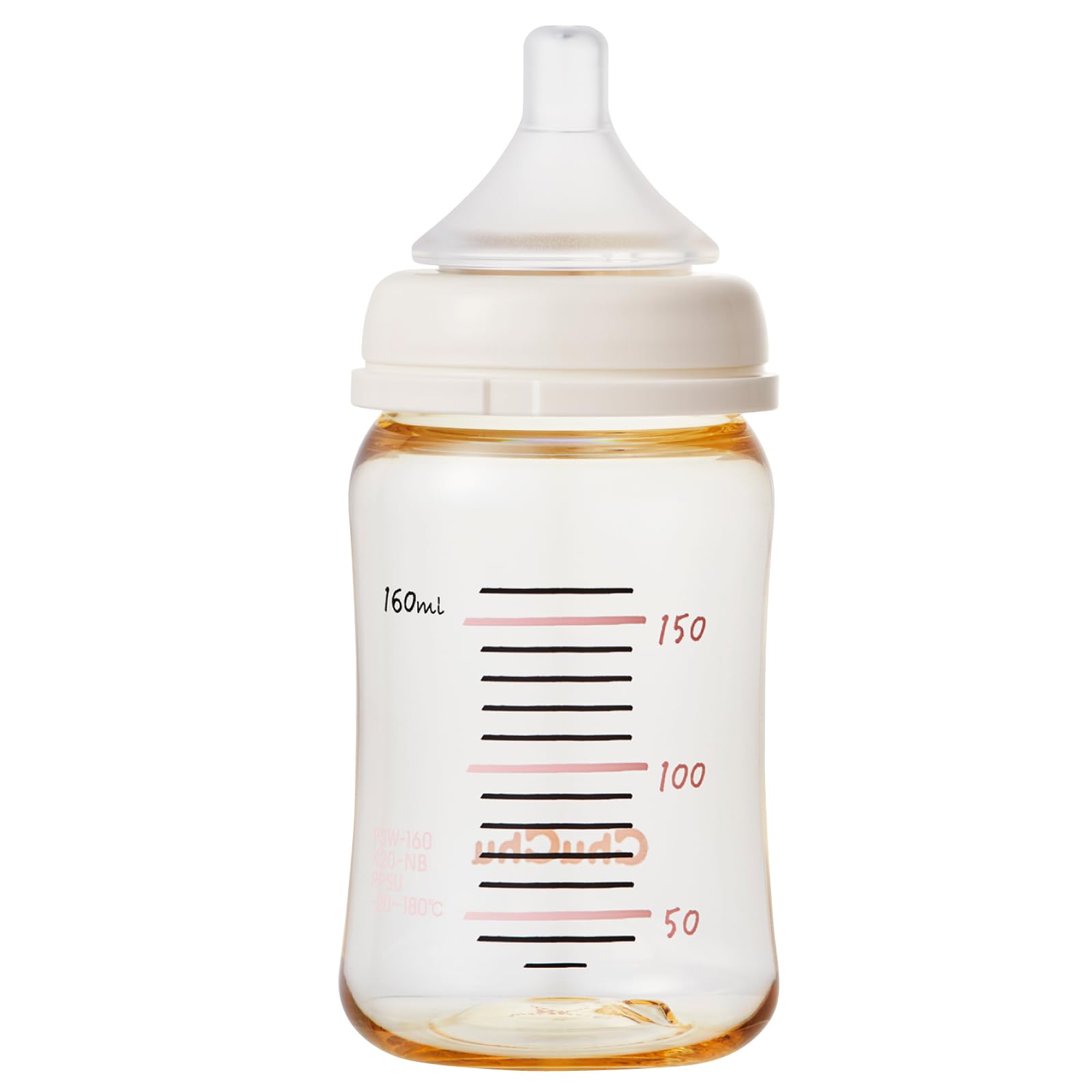 チュチュ　マルチフィット広口タイプ　プラスチック製ほ乳瓶１６０ｍＬ 容量1ホンジェクス ベビー用品