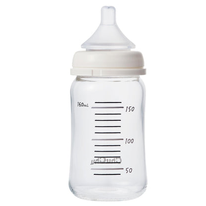 チュチュ　マルチフィット広口タイプ　耐熱ガラス製ほ乳瓶１６０ｍＬ 容量1ホンジェクス ベビー用品