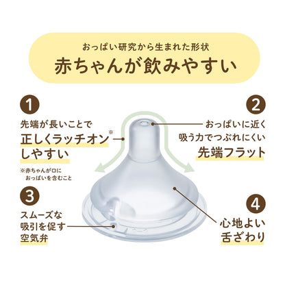 チュチュ　マルチフィット広口タイプ　耐熱ガラス製ほ乳瓶１６０ｍＬ 容量1ホンジェクス ベビー用品