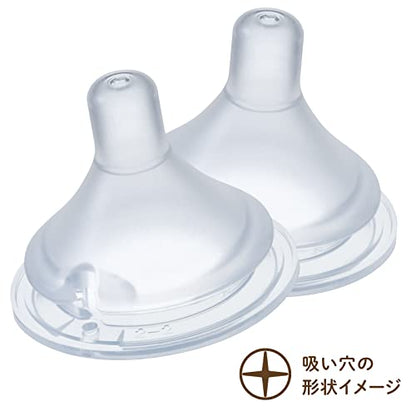 チュチュ　マルチフィット広口タイプシリコーンゴム製乳首　２個 容量2コ ジェクス ベビー用品