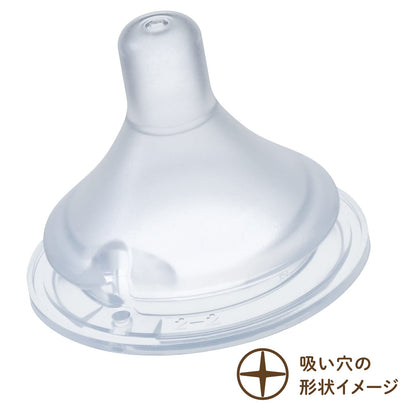チュチュ　マルチフィット広口タイプゆっくり飲み乳首　１個 容量1コ ジェクス ベビー用品