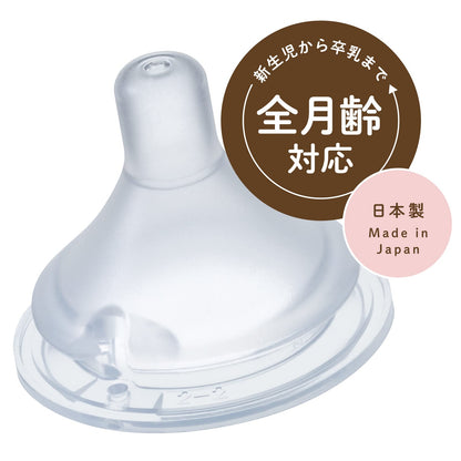 チュチュ　マルチフィット広口タイプゆっくり飲み乳首　１個 容量1コ ジェクス ベビー用品