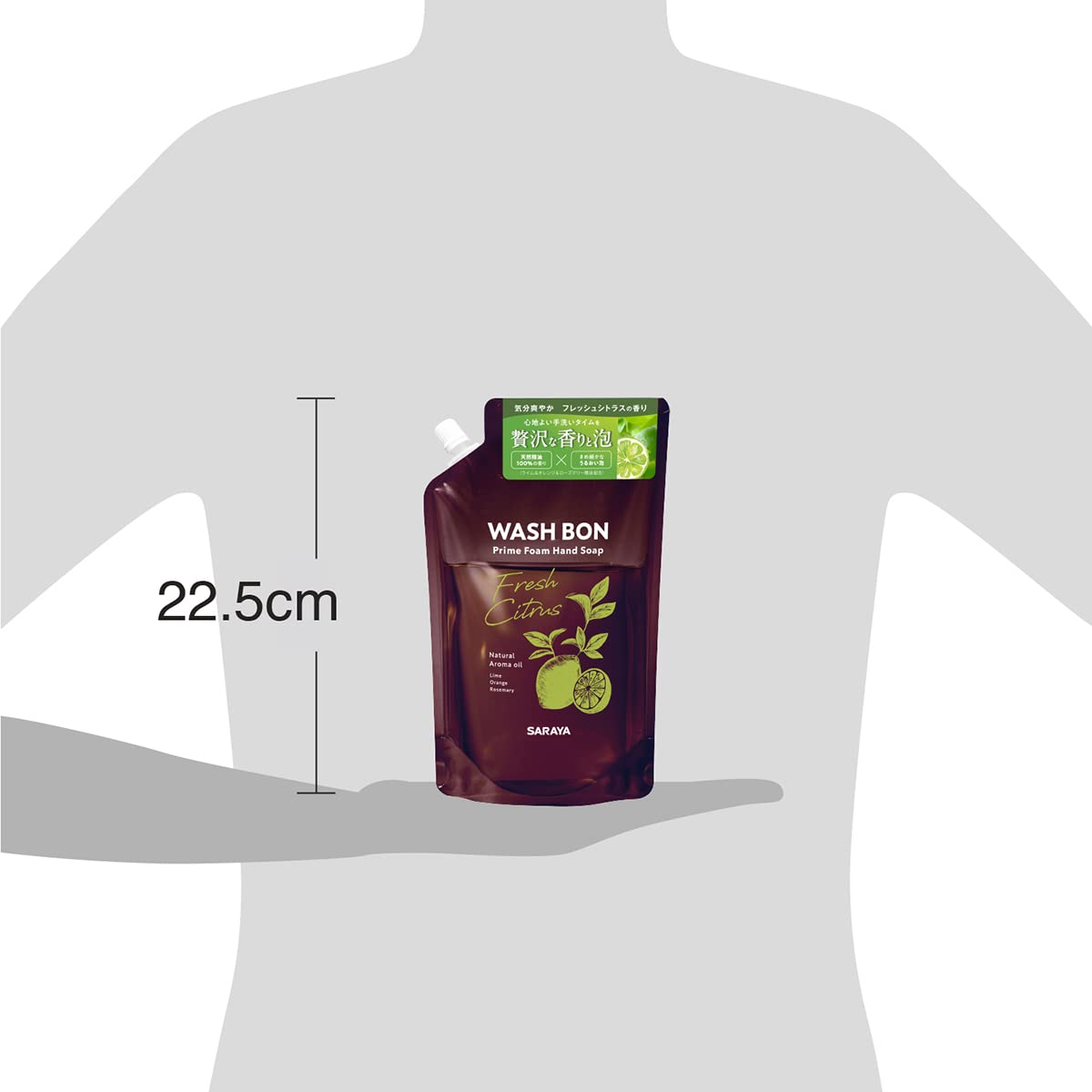 プライムフォーム　フレッシュシトラス　詰替　５００ｍＬ 容量500ML サラヤ ハンドソープ
