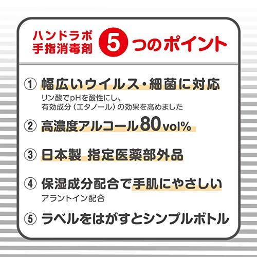 ハンドラボ　手指消毒ジェルＶＳ　携帯用　４０ｍＬ 容量40ML サラヤ 消毒用アルコール