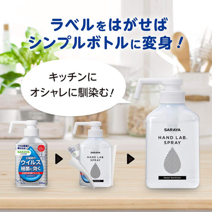 ハンドラボ　手指消毒スプレーＶＨ　詰替用　４８０ｍＬ 容量480ML サラヤ 消毒用アルコール