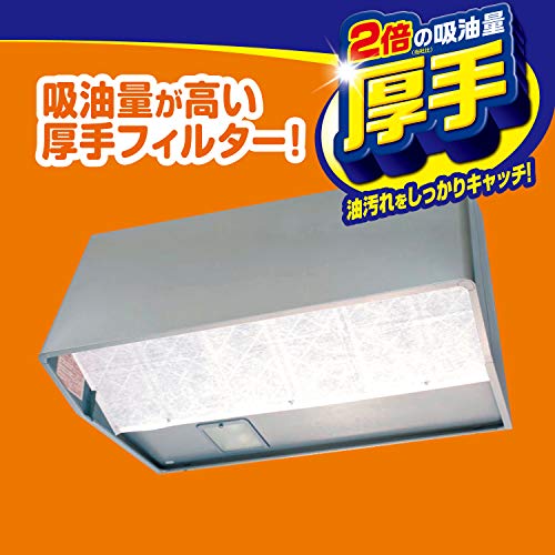 パッと貼るだけスーパー　深型フィルター　90cm　2枚入 容量2枚 東洋アルミ フィルター