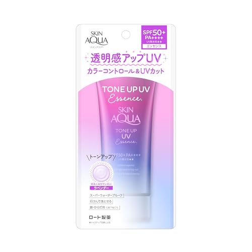 スキンアクア トーンアップ UVエッセンス 日焼け止め 80g 容量80Gロート製薬 ＵＶ・日焼け止め
