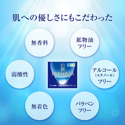 肌ラボ 白潤プレミアム 薬用 浸透美白 クリーム 50g 容量50G ロート製薬 化粧品