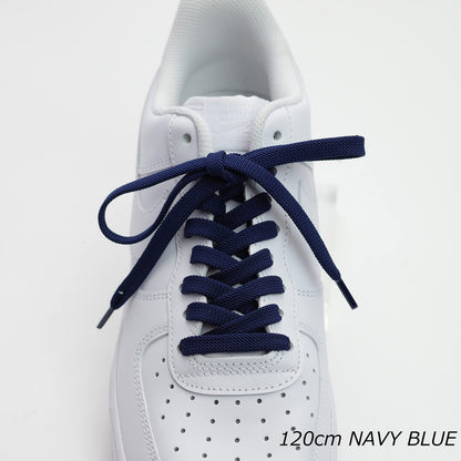 ＳＮＥＡＫＥＲ　ＣＡＲＥ　Ｒｅ－ＳＨＯＥ　ＬＡＣＥＳ　１２０センチ　ネイビーブルー容量1ソクシューケア
