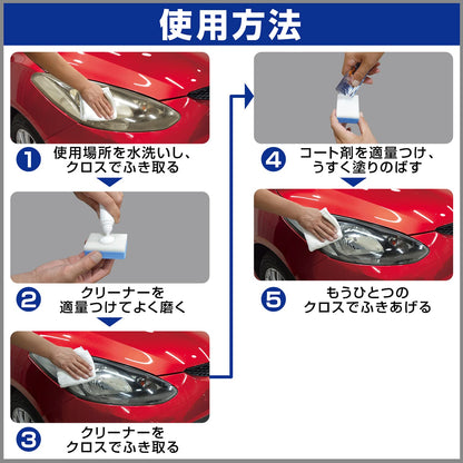 ＫＥＥＰＥＲコーティング専門店のヘッドライトクリーナー＆コート 容量1コエステー カー用品